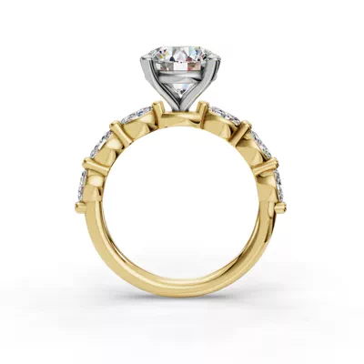 Oramar Grand Marquise Diamond Engagement Ring