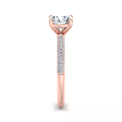 Imani Triple Pave Engagement Ring