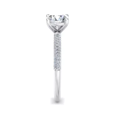Imani Triple Pave Engagement Ring