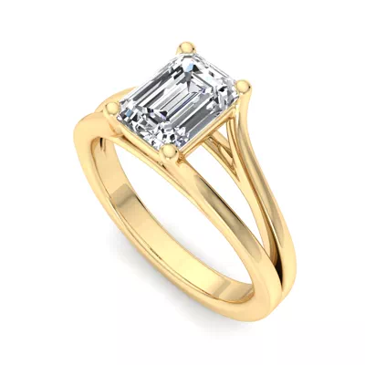 Irha Wide Split Engagement Ring