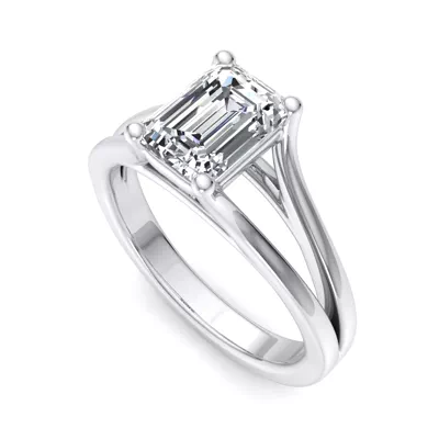 Irha Wide Split Engagement Ring