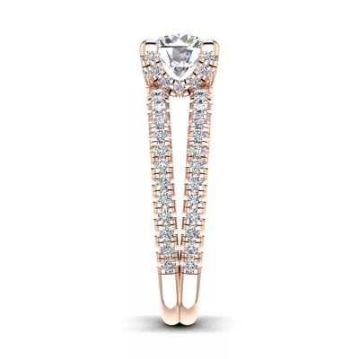 Naomi Split Shank Pave Engagement Ring