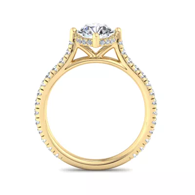 Madelyn Hidden Halo Engagement Ring