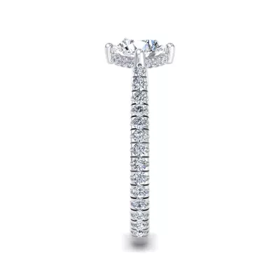 Madelyn Hidden Halo Engagement Ring