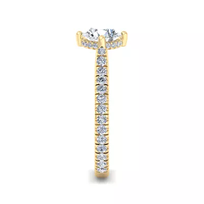 Madelyn Hidden Halo Engagement Ring