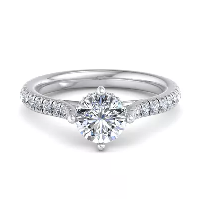 Madelyn Hidden Halo Engagement Ring