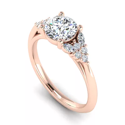 Allison Accented Engagement Ring