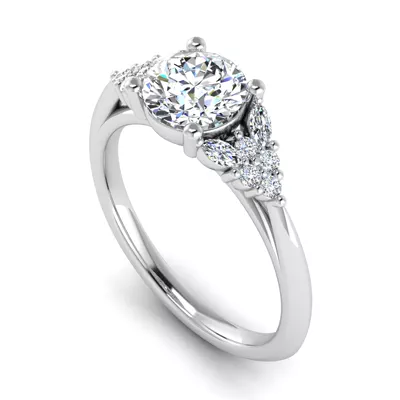 Allison Accented Engagement Ring