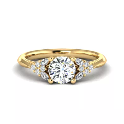 Allison Accented Engagement Ring