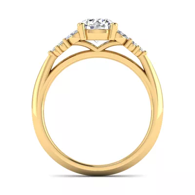 Allison Accented Engagement Ring