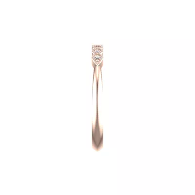 Serenity Milgrain Diamond Band