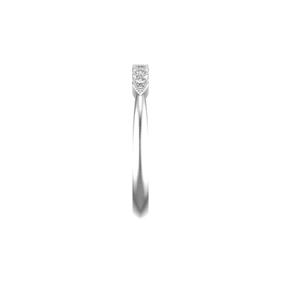 Serenity Milgrain Diamond Band