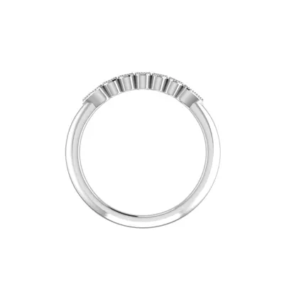 Serenity Milgrain Diamond Band