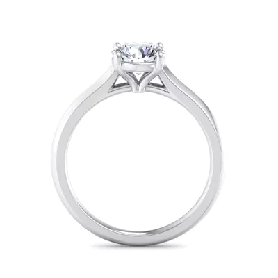 Ayesha 4 Prong East-West Solitaire Engagement Ring