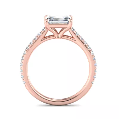 Sadie East West Pave Engagement Ring