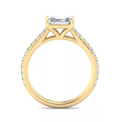 Sadie East West Pave Engagement Ring