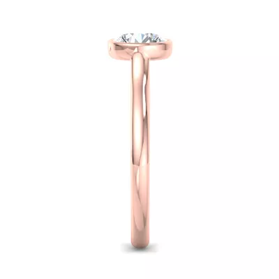 Emery Bezel Solitaire Engagement Ring