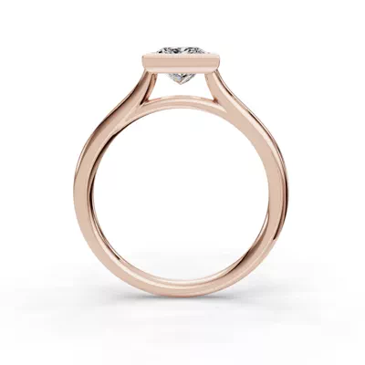 Emery Bezel Solitaire Engagement Ring