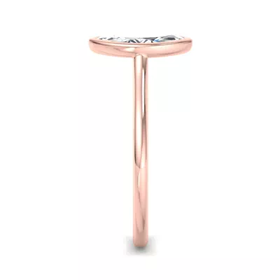 Emery Bezel Solitaire Engagement Ring