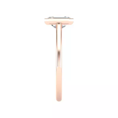 Emery Bezel Solitaire Engagement Ring