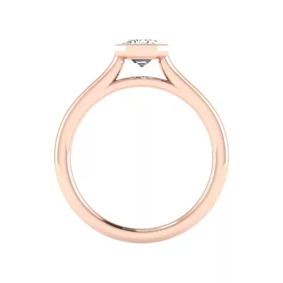Emery Bezel Solitaire Engagement Ring