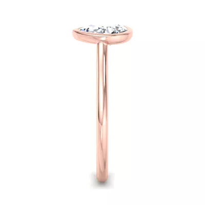 Emery Bezel Solitaire Engagement Ring