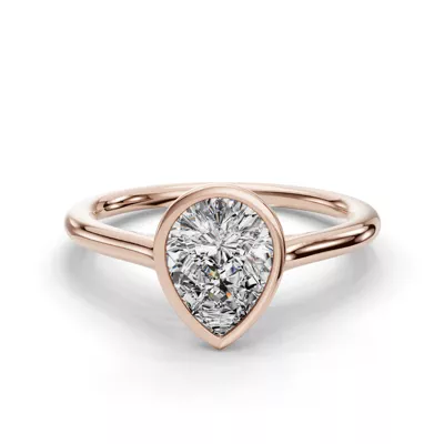 Emery Bezel Solitaire Engagement Ring