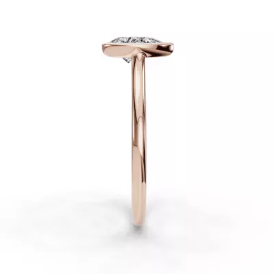 Emery Bezel Solitaire Engagement Ring
