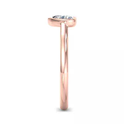 Emery Bezel Solitaire Engagement Ring