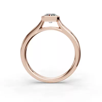 Emery Bezel Solitaire Engagement Ring