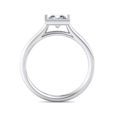 Emery Bezel Solitaire Engagement Ring