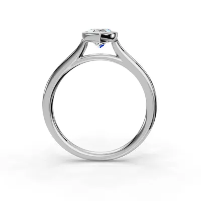 Emery Bezel Solitaire Engagement Ring