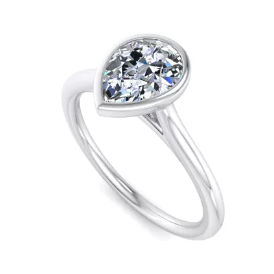 Emery Bezel Solitaire Engagement Ring