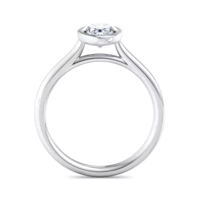 Emery Bezel Solitaire Engagement Ring