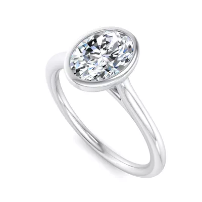 Emery Bezel Solitaire Engagement Ring