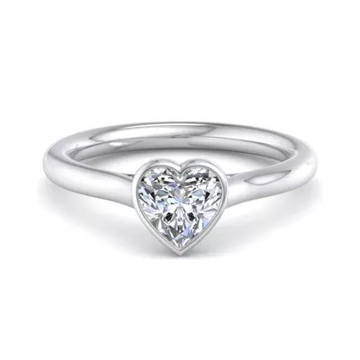 Emery Bezel Solitaire Engagement Ring