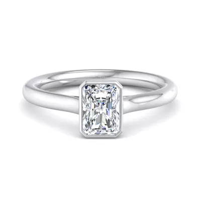 Emery Bezel Solitaire Engagement Ring