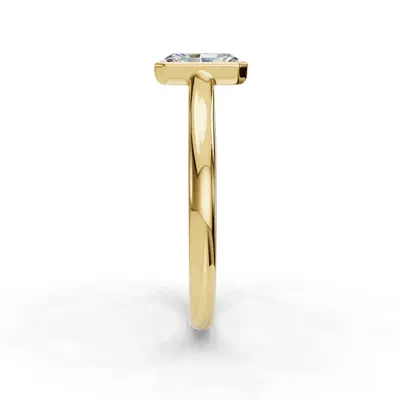Emery Bezel Solitaire Engagement Ring