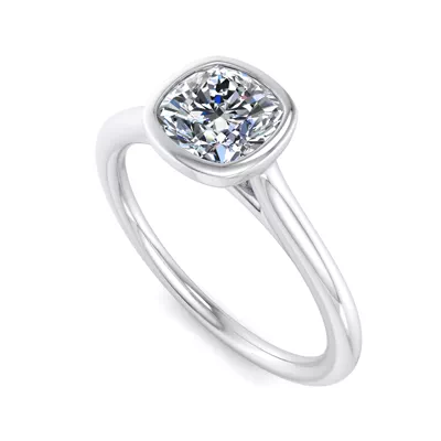 Emery Bezel Solitaire Engagement Ring