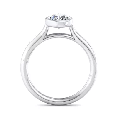 Emery Bezel Solitaire Engagement Ring