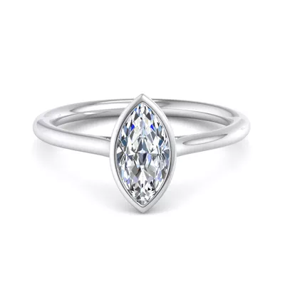 Emery Bezel Solitaire Engagement Ring
