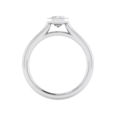Emery Bezel Solitaire Engagement Ring