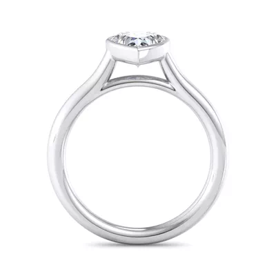 Emery Bezel Solitaire Engagement Ring