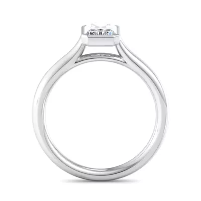 Emery Bezel Solitaire Engagement Ring