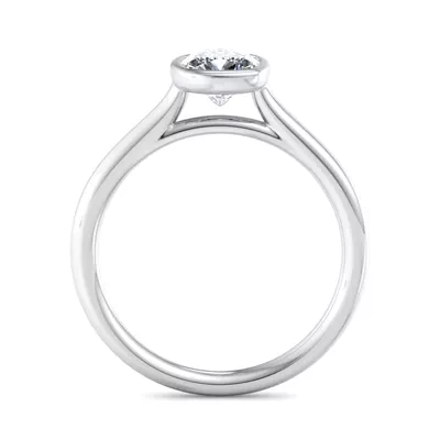 Emery Bezel Solitaire Engagement Ring