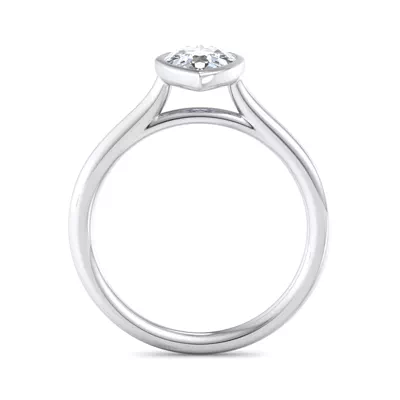 Emery Bezel Solitaire Engagement Ring