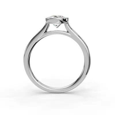 Emery Bezel Solitaire Engagement Ring