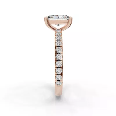 Kennedy Majestic Pavé Accent Engagement Ring