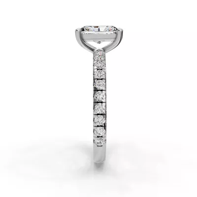 Kennedy Majestic Pavé Accent Engagement Ring