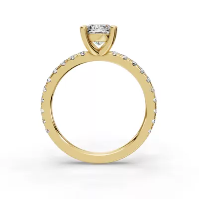 Kennedy Majestic Pavé Accent Engagement Ring